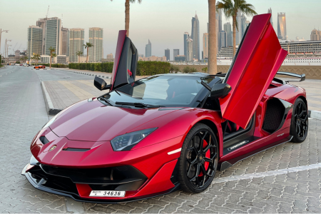 Lamborghini Aventador rental in Dubai