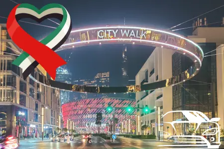 Autóbérlés City Walk Dubai